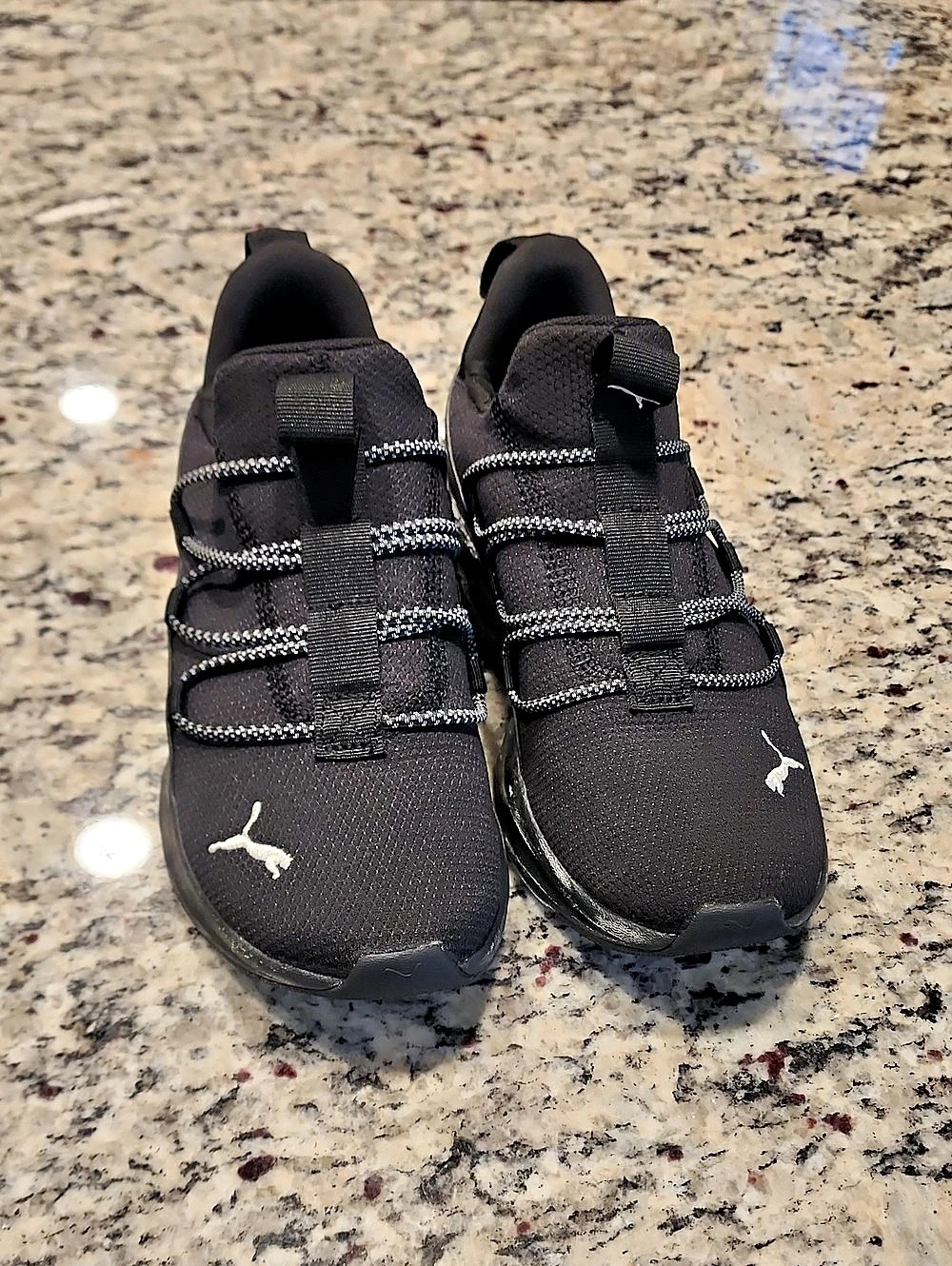 Puma Black & White Kids Sneakers US 5